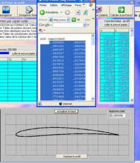 extrait interface calcul portance train&eacute;e(cliquer pour le diaporama)