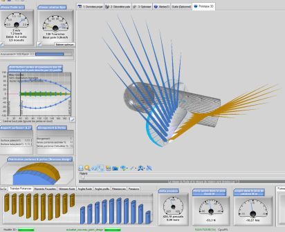 Heliciel is software for creating turbines or propellers. HELICIEL 