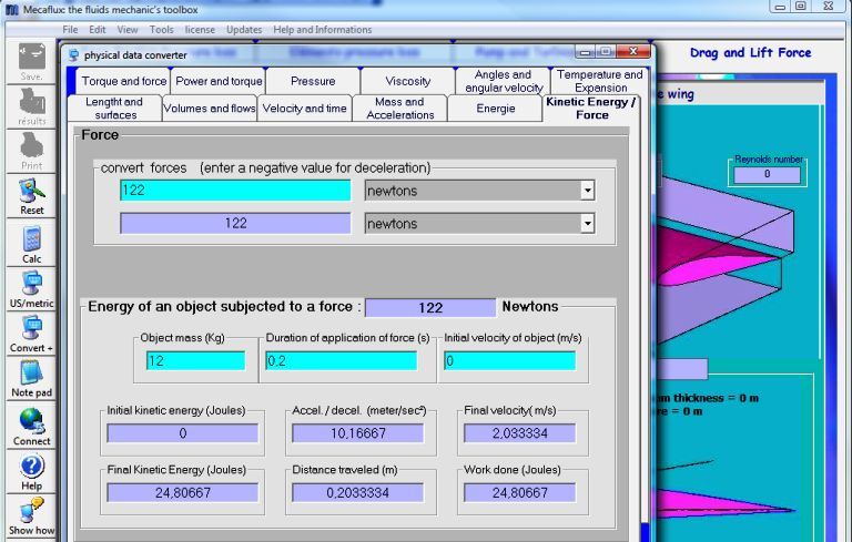 kinetic energy force converter