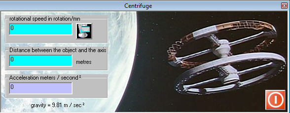 sedimentation rate amended by the centrifugal force