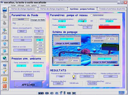 network interface pumps / turbines