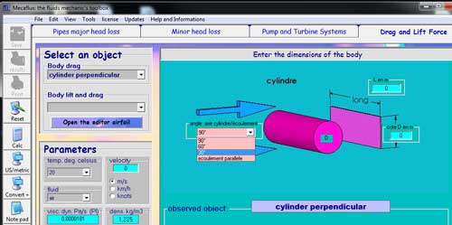 cylinder drag Cd