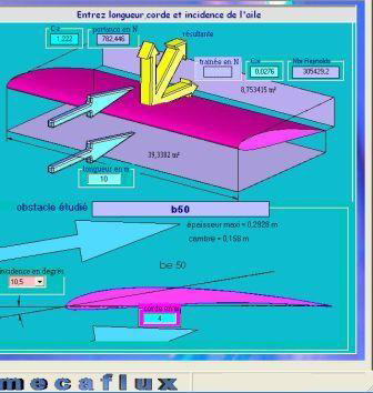 logiciel calcul aile mecaflux
