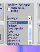 selection de rugosité matiere de conduite dans MECAFLUX