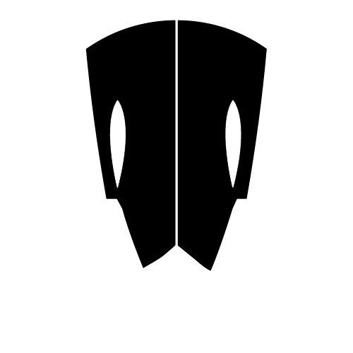 Pictogram of a board with two side fins