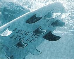 Planche à plusieurs ailerons des années 1960