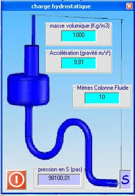 interface de charge hydrostatique dans mecaflux