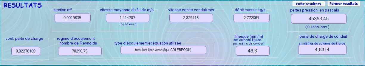 regime ecoulement