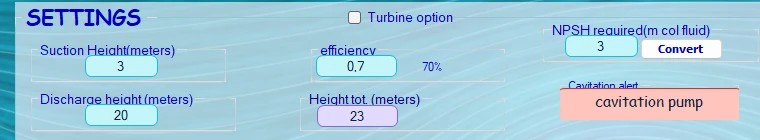 interface reseau pompes / turbines