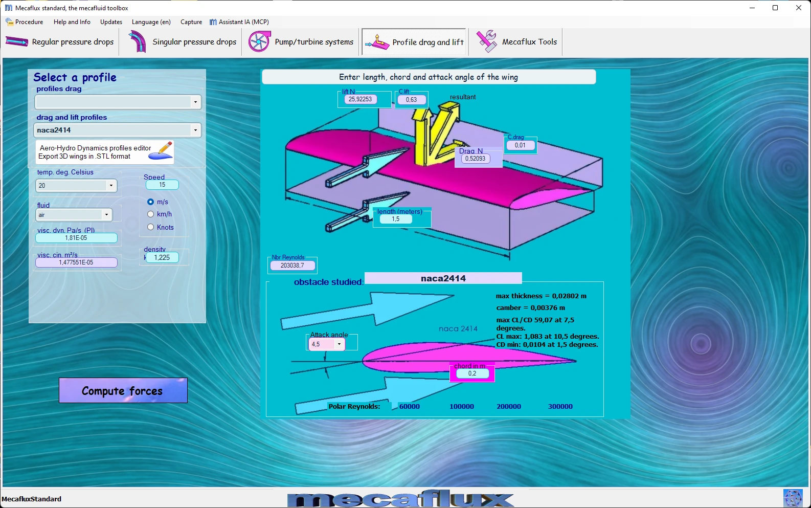 drag and lift  aerodynamic profiles hydrodynamic